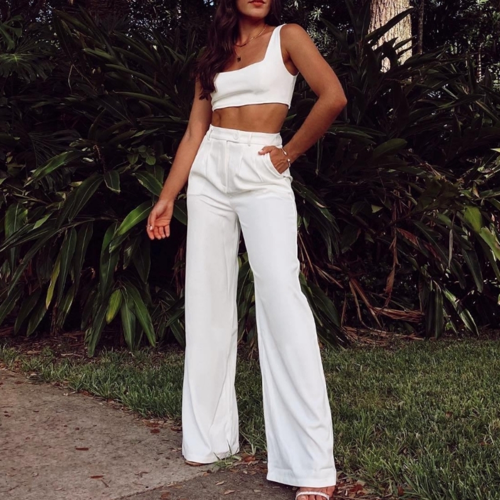 Princess Polly Huxley Set White